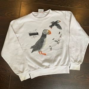 Vintage 1990’s Montreal Biodome Sweater For Kids in White